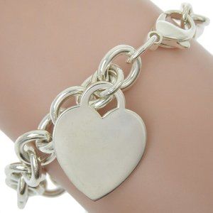 TIFFANY&Co. Return to TIFFANY & Co. Bracelet Heart tag Silver925 Women